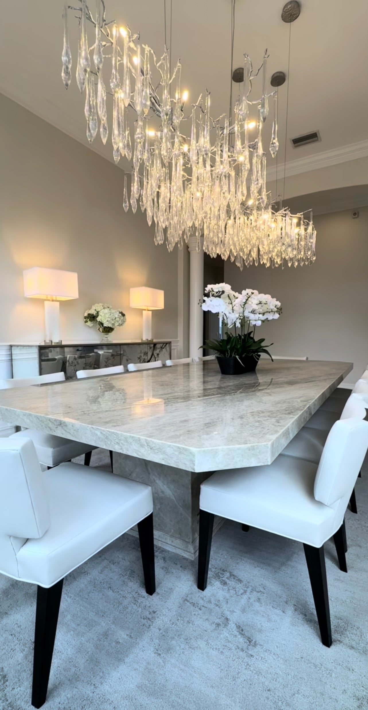 Livio Branching Hallway Chandelier - Italian Concept
