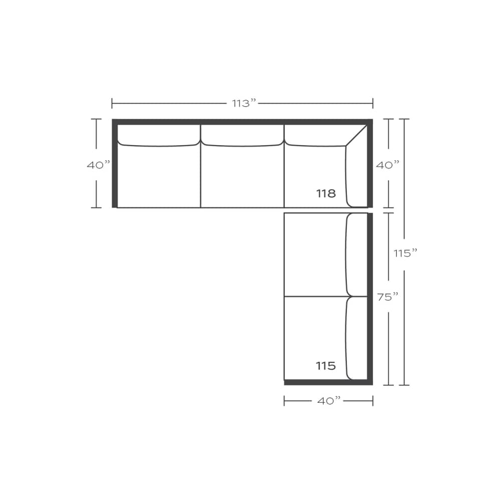 Rowe Furniture - Moore Sectional