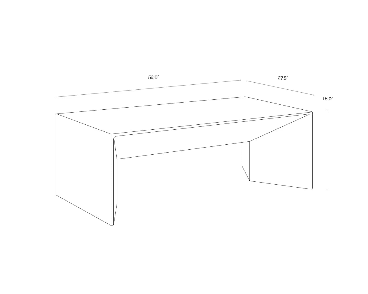 Sunpan Furniture - Nomad Coffee Table