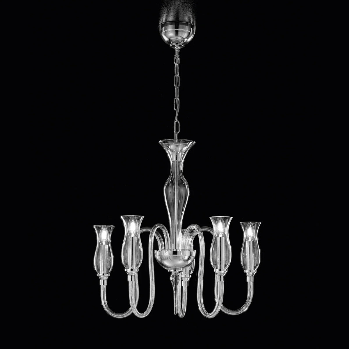 Teodato Murano Crystal Chandelier