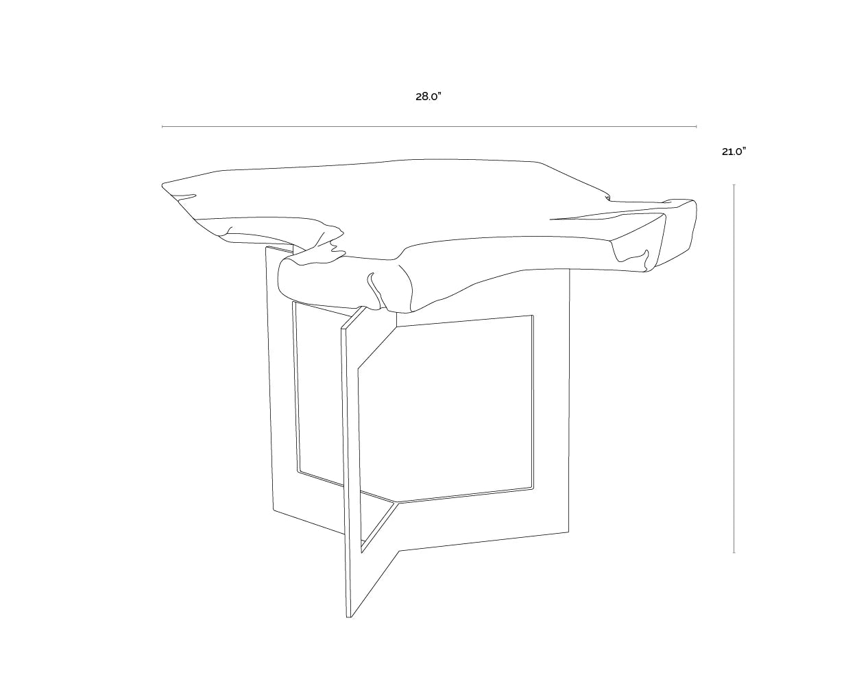 Sunpan Furniture - Wyatt Side Table