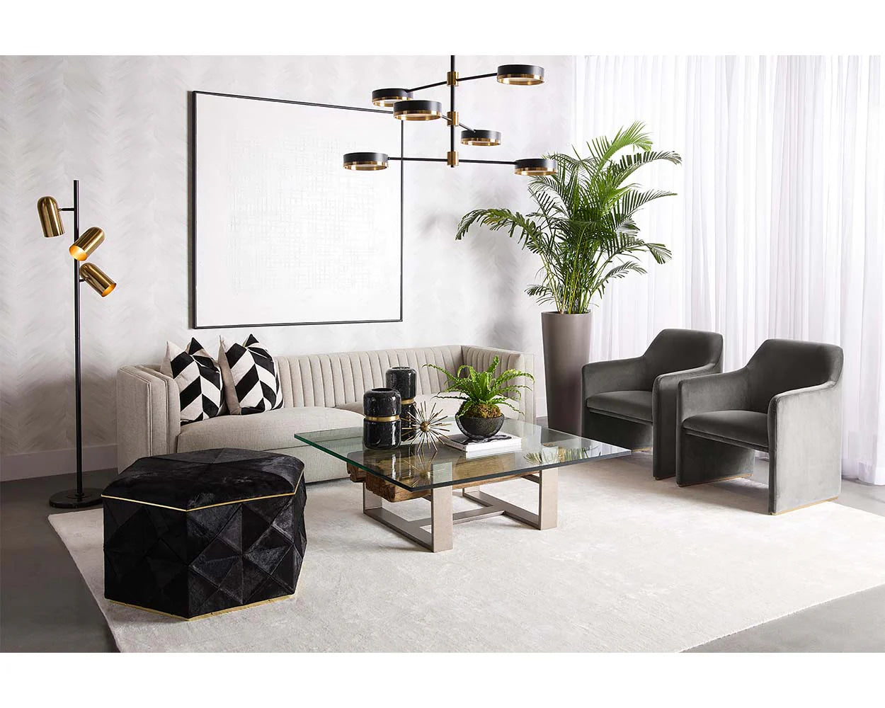 Sunpan Furniture - Caitlin Sofa