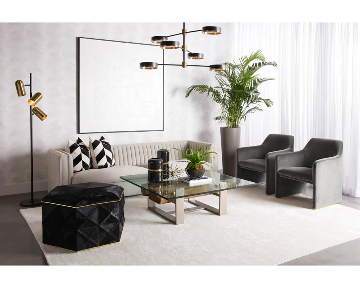 Sunpan Furniture - Caitlin Sofa