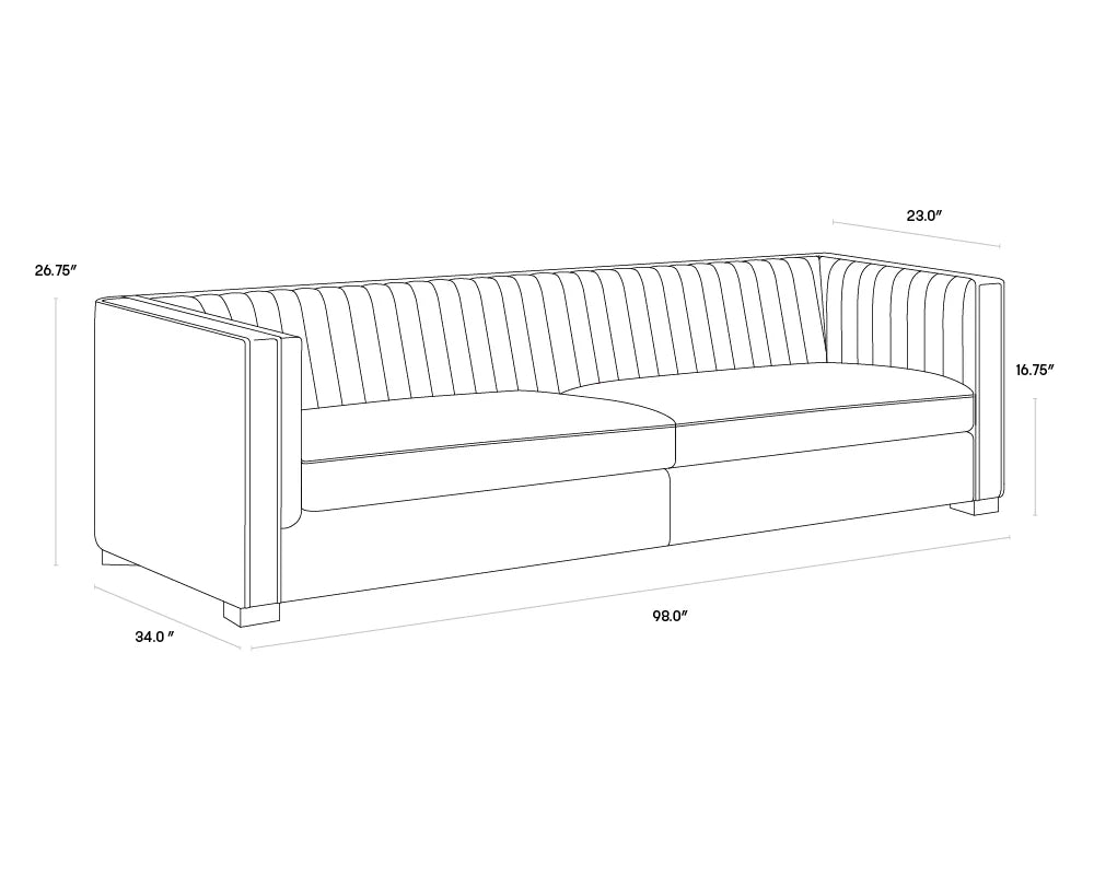 Sunpan Furniture - Caitlin Sofa