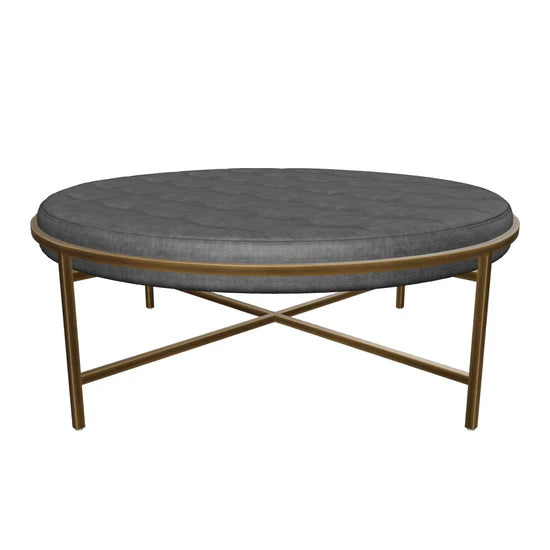 Sunpan Furniture - Ethel Ottoman - Round