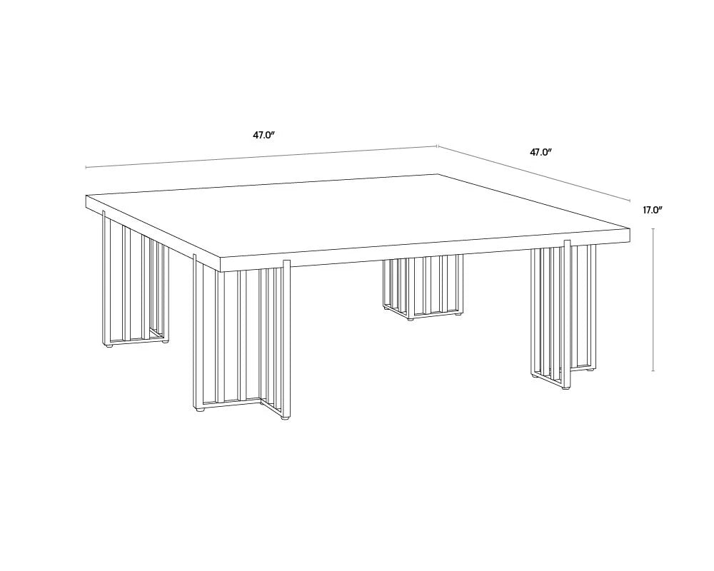 Sunpan Furniture - Alto Coffee Table