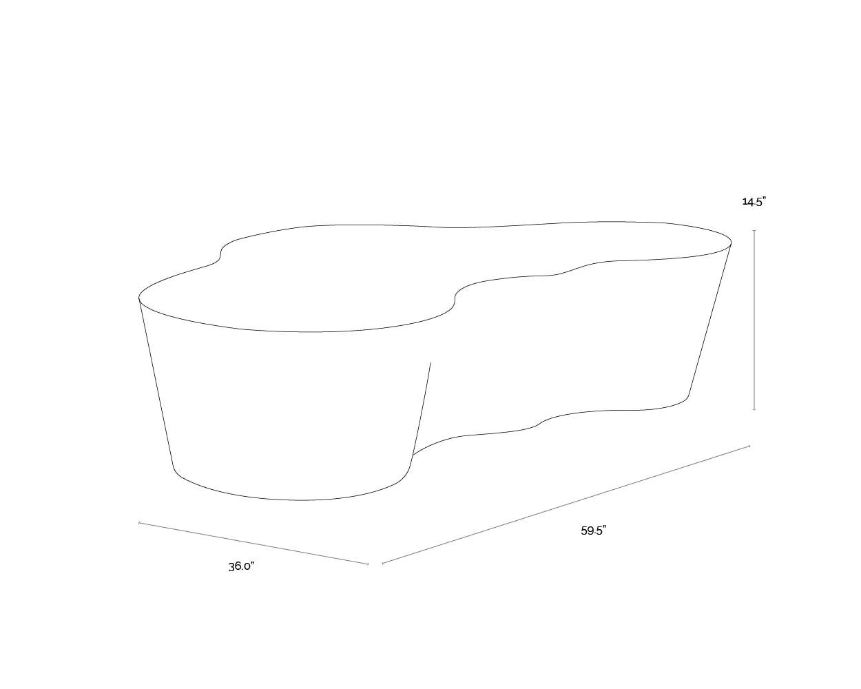 Sunpan Furniture - Ava Coffee Table