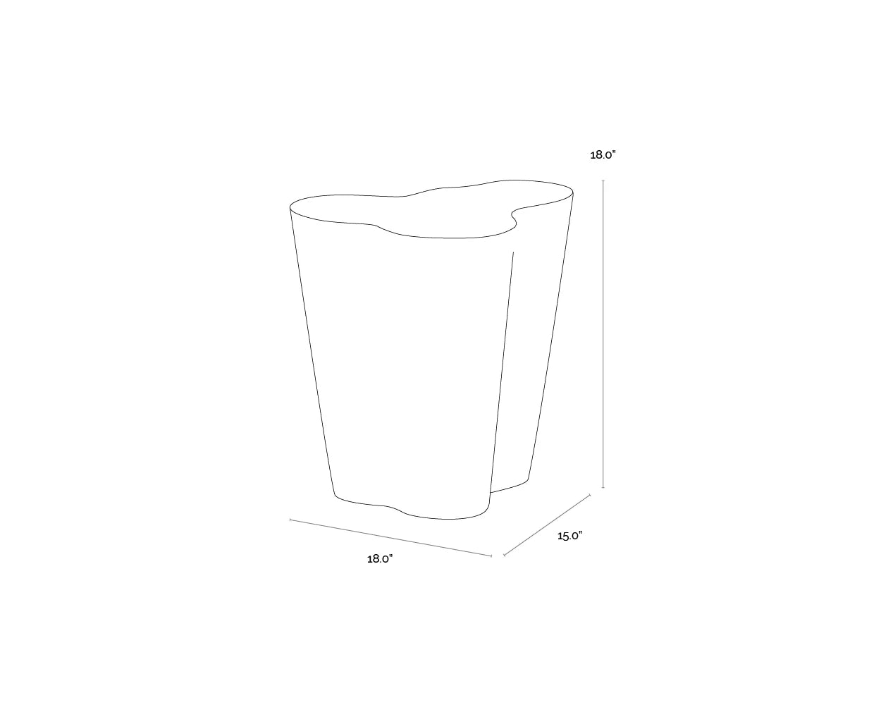 Sunpan Furniture - Ava End Table - Small