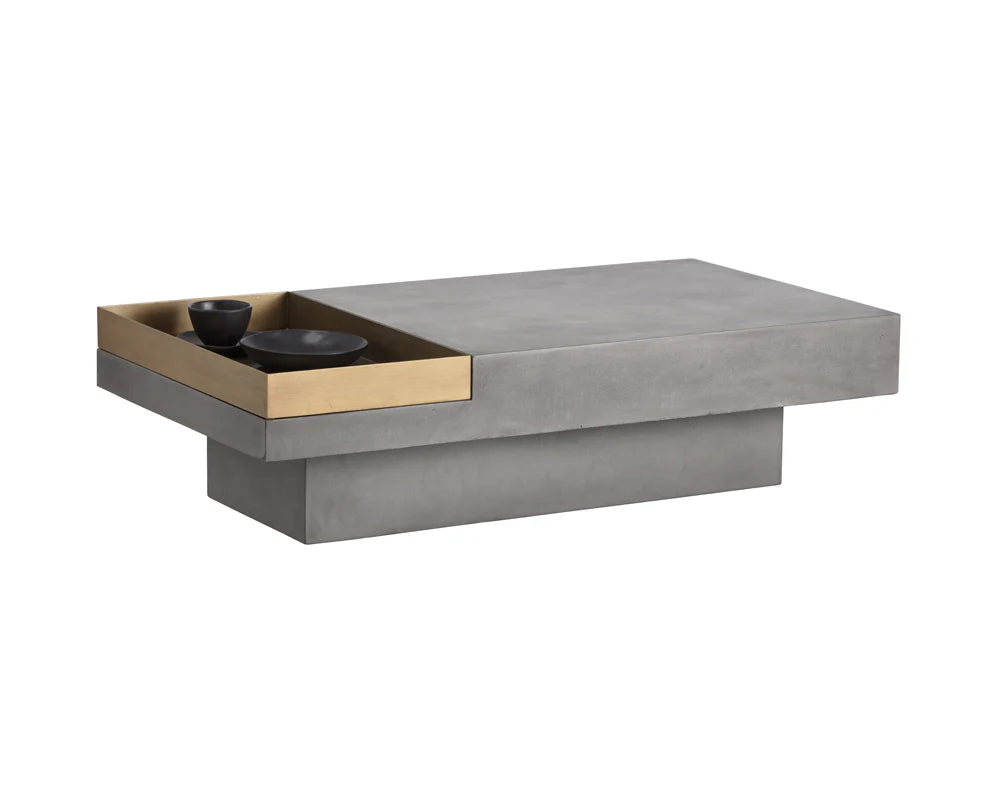 Sunpan Furniture -Quill Coffee Table - Rectangular