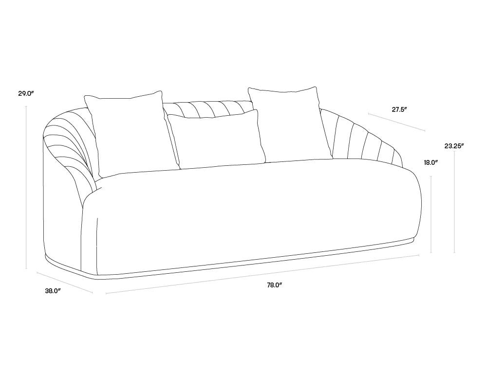 Sunpan Furniture -Astrid Sofa