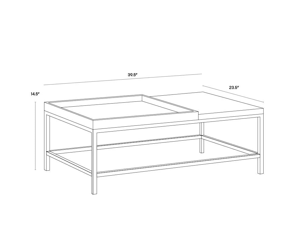 Sunpan Furniture - Arden Coffee Table