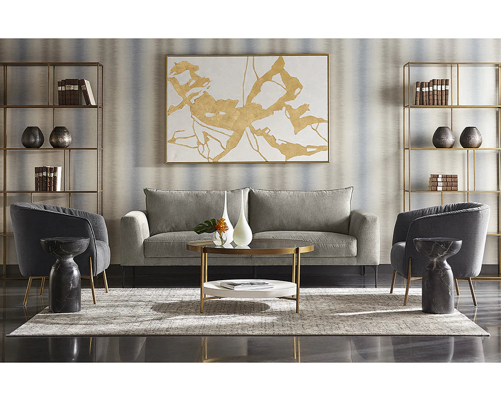 Sunpan Furniture - Goya End Table - Marble Look
