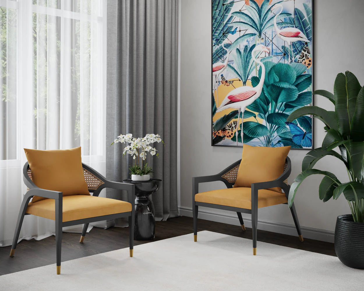 Sunpan Furniture - Goya End Table - Marble Look
