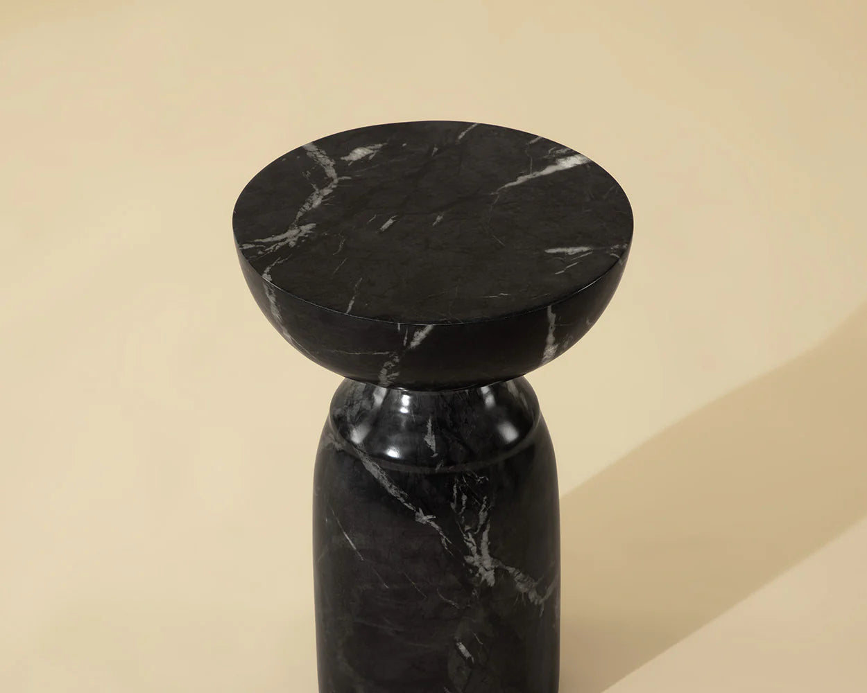 Sunpan Furniture - Goya End Table - Marble Look