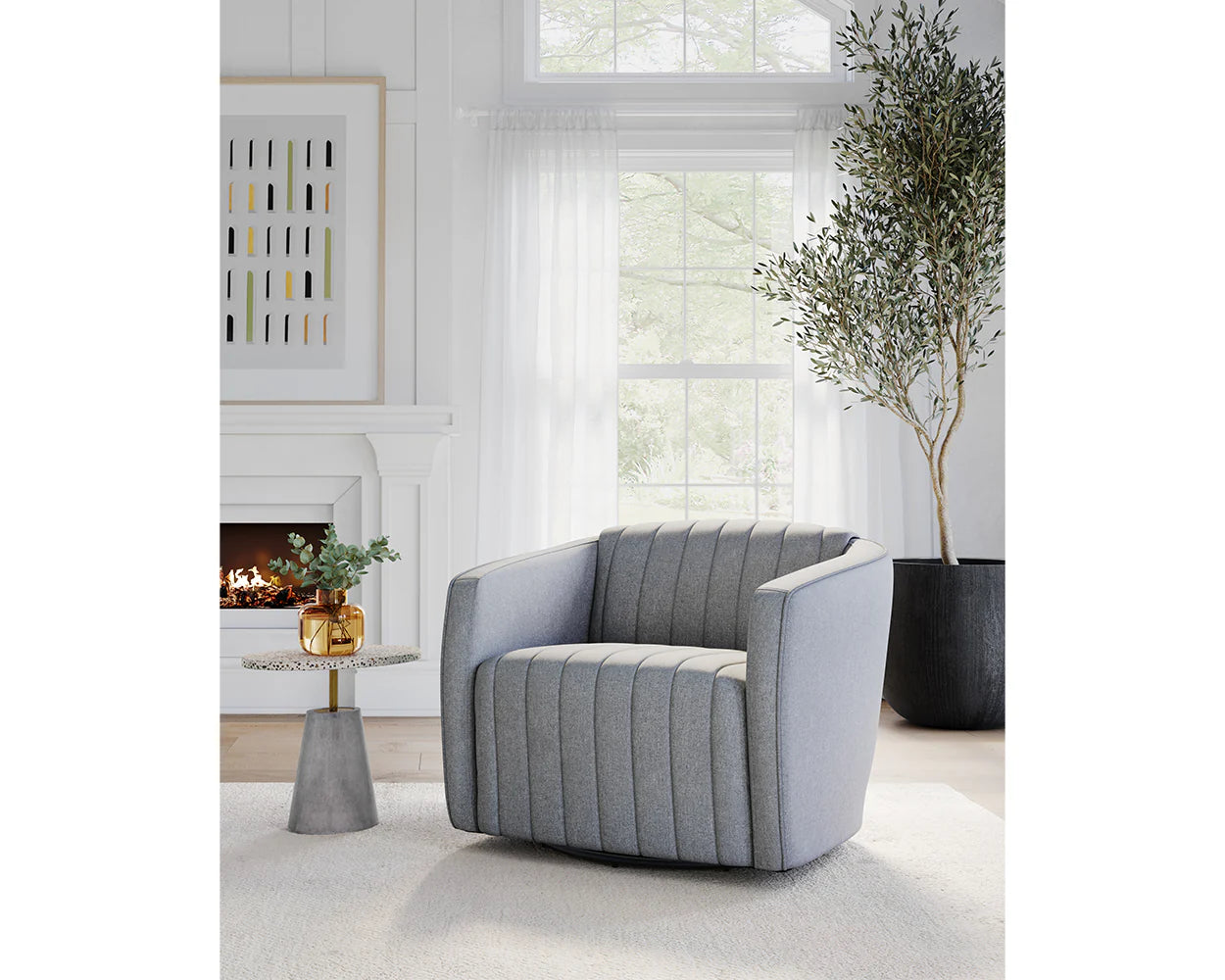 Sunpan Furniture - Carment Side Table