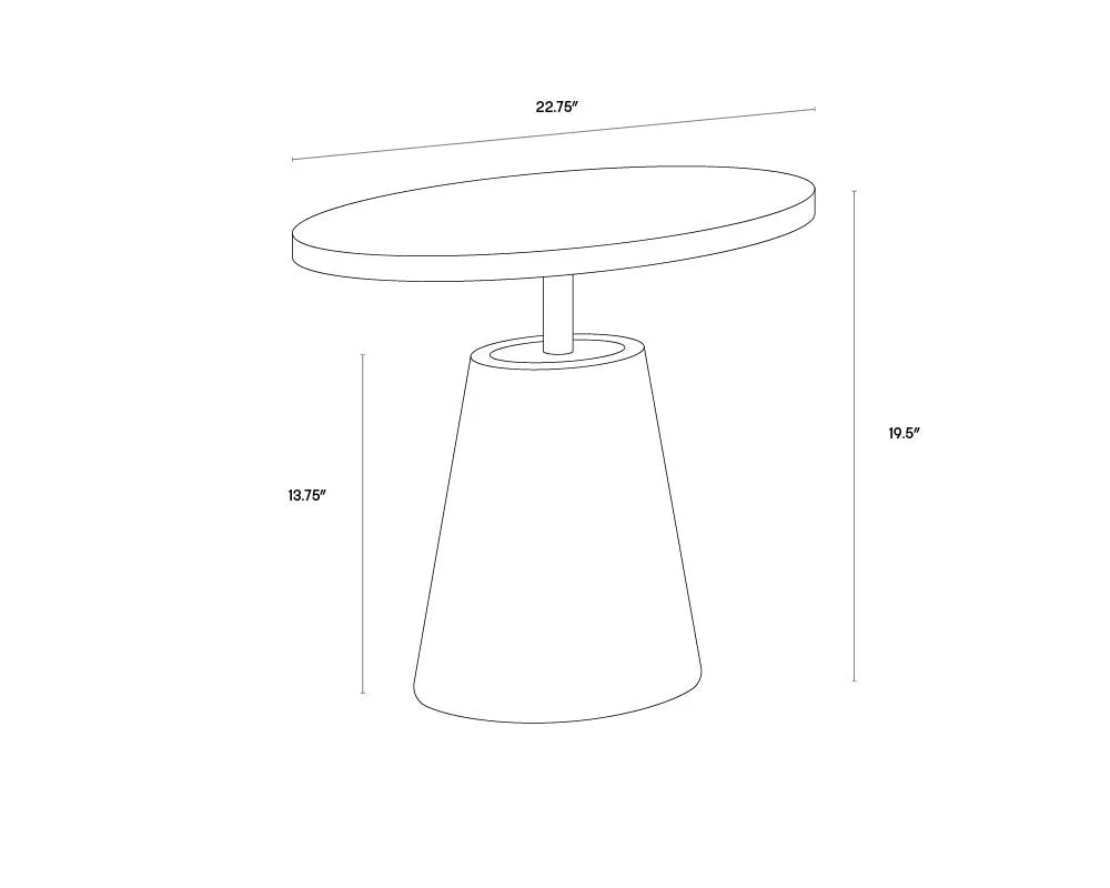 Sunpan Furniture - Carment Side Table
