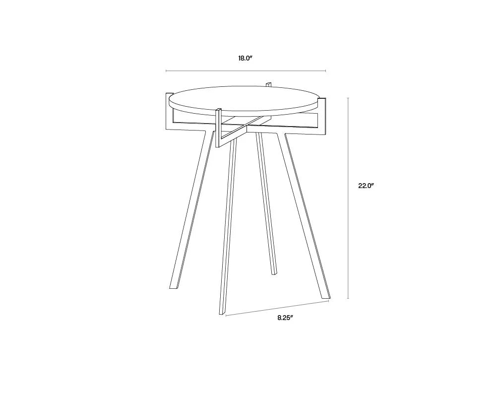 Sunpan Furniture - Anak End Table
