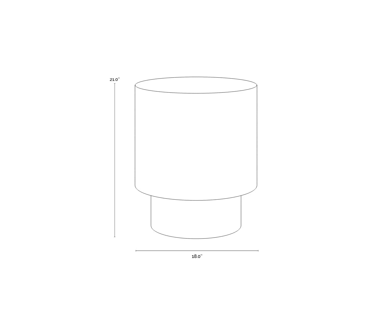 Sunpan Furniture - Bernaby End Table