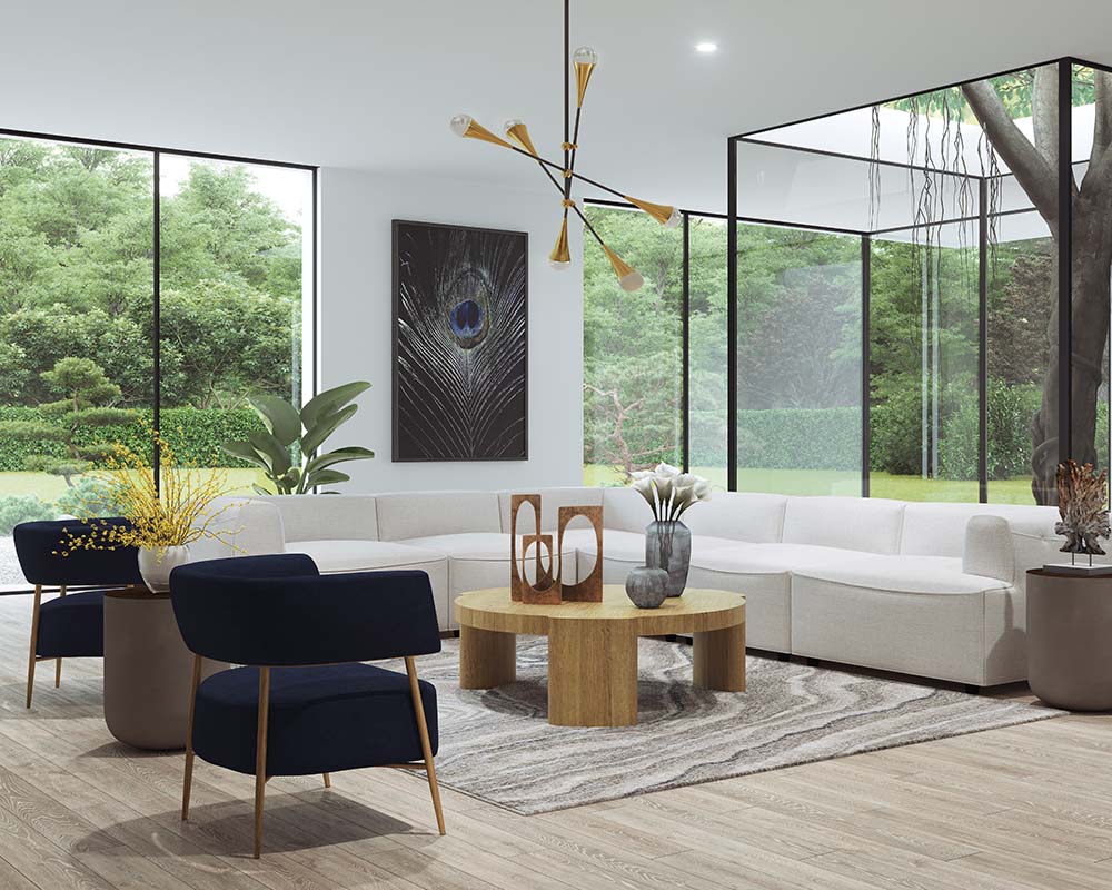 Sunpan Furniture - Darren Modular - Corner Chair