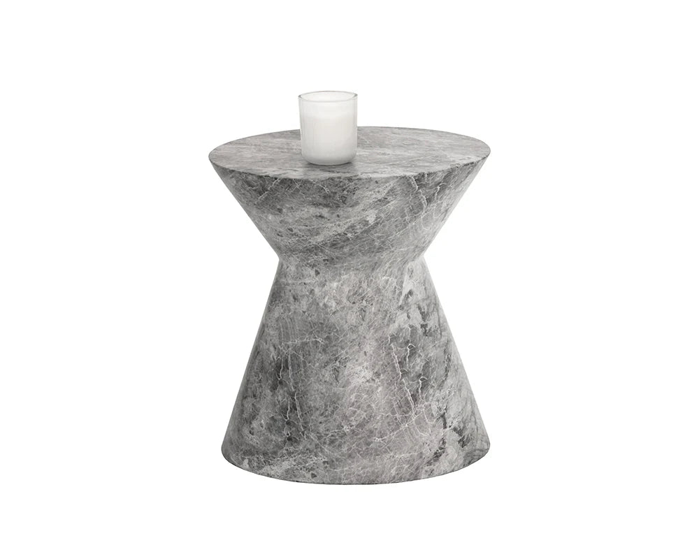 Sunpan Furniture - Astley End Table - Marble Look