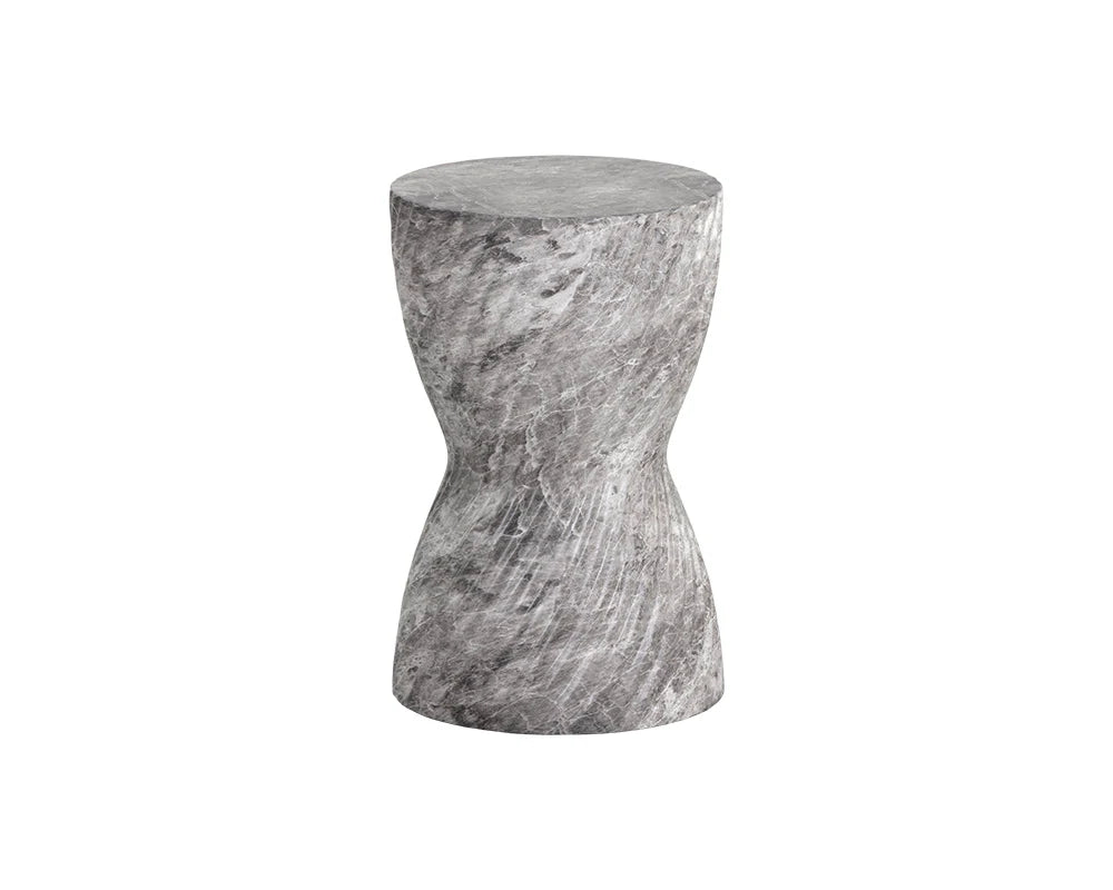Sunpan Furniture - Cara End Table - Marble Look