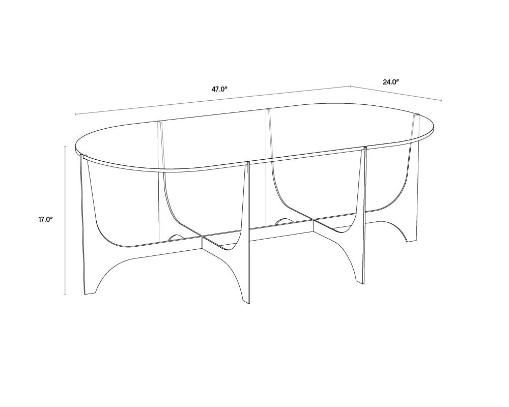 Sunpan Furniture - Juliane Coffee Table