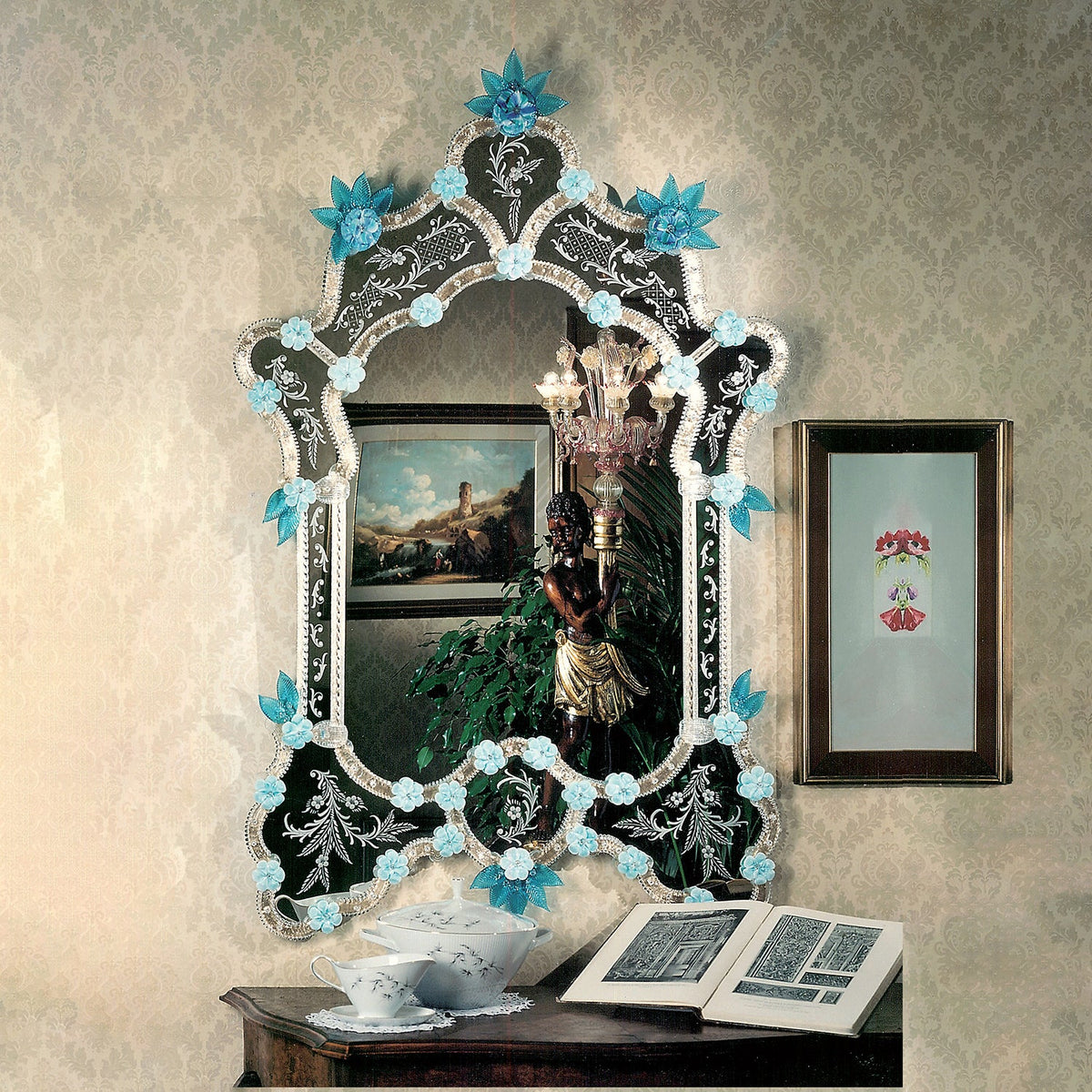 Veneziani Mirror With Glass Frame 7B
