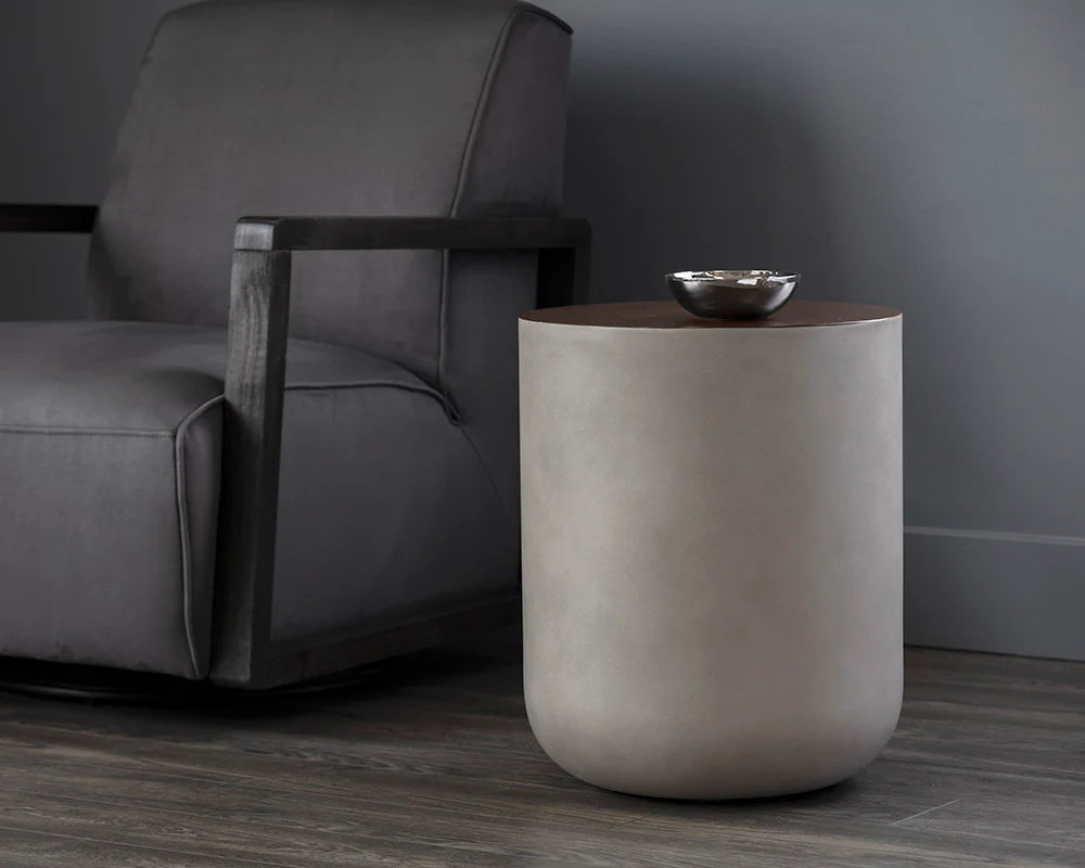 Sunpan Furniture - Diaz End Table - Grey