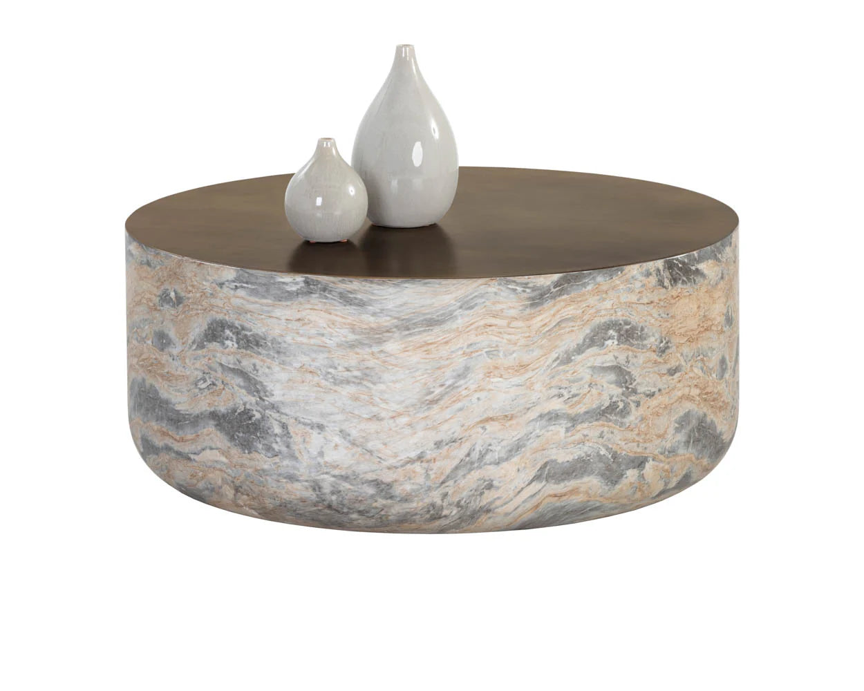 Sunpan Furniture - Diaz Coffee Table - Marble Look