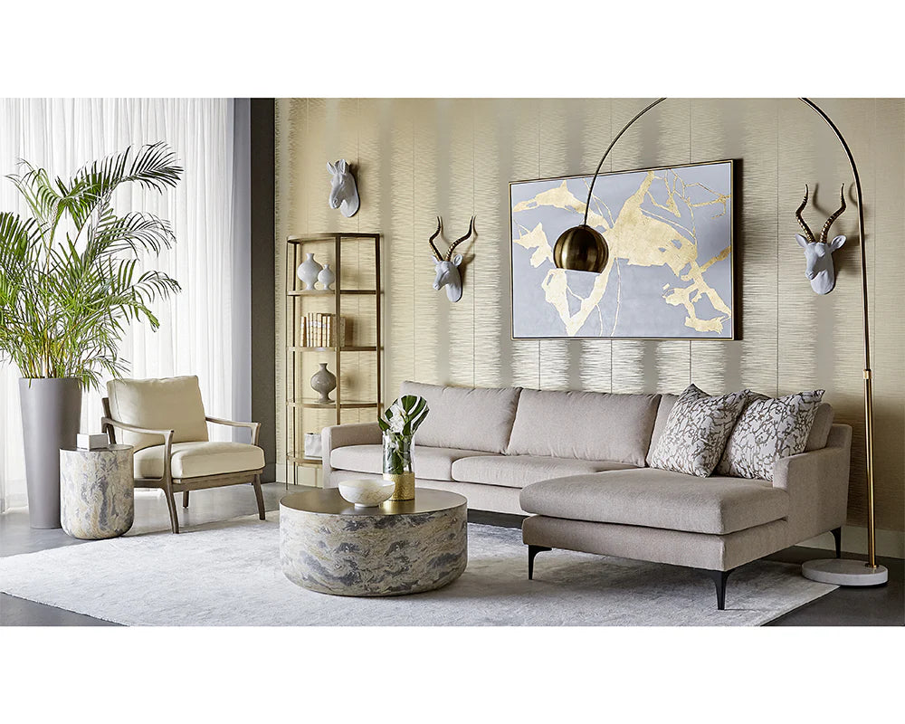 Sunpan Furniture - Diaz Coffee Table - Marble Look