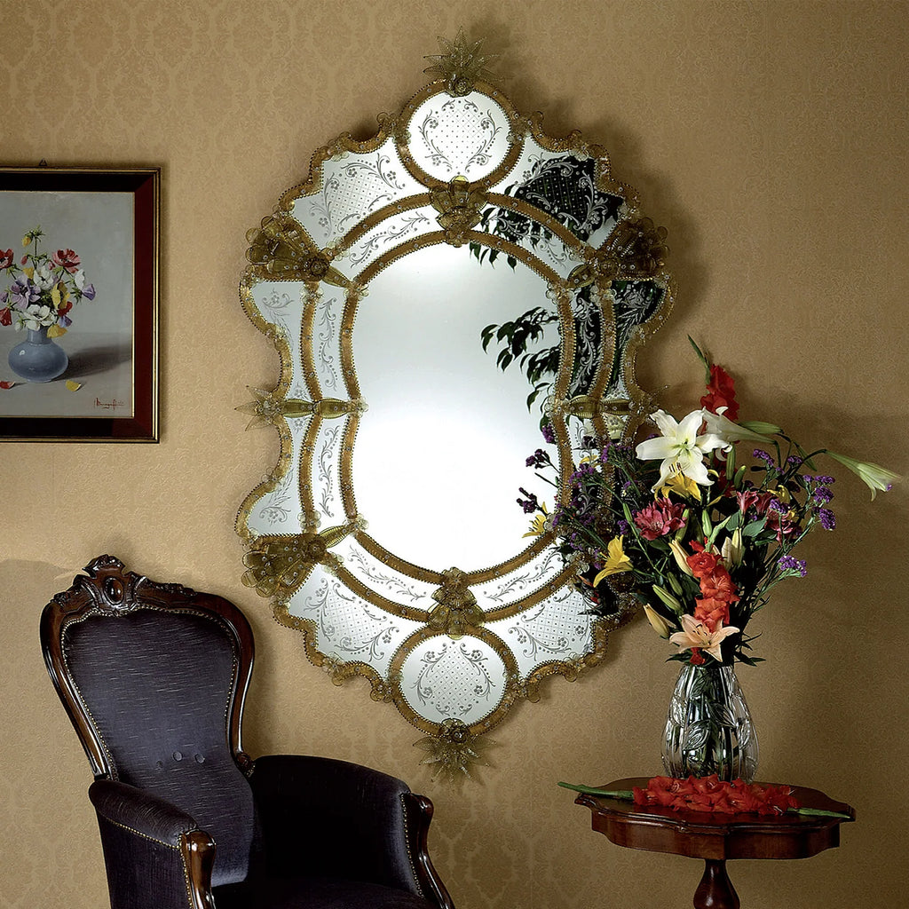 Veneziani Mirror With Glass Frame 7C