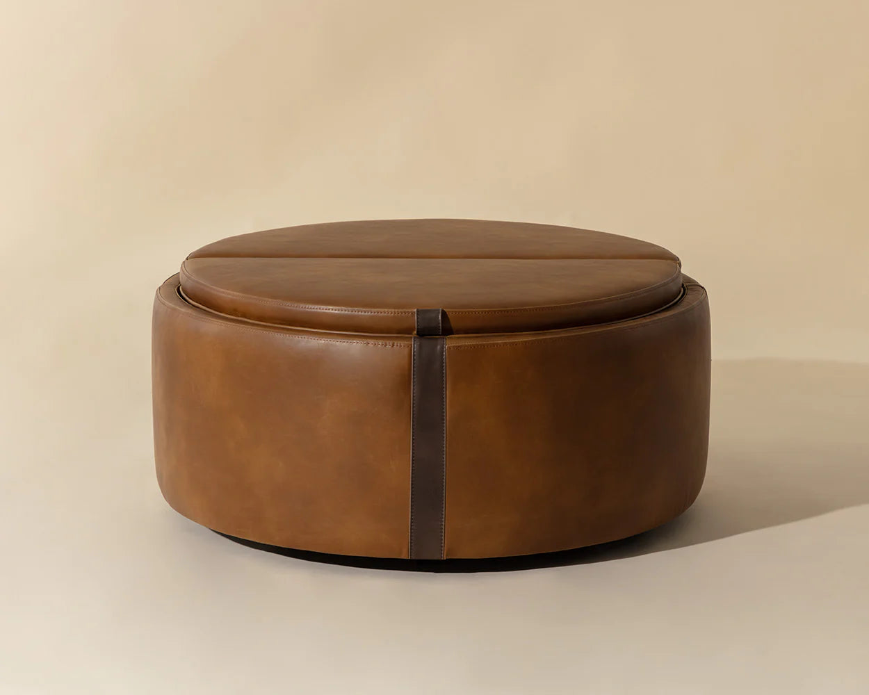 Sunpan Furniture - Borelli Wheeled Storage Ottoman