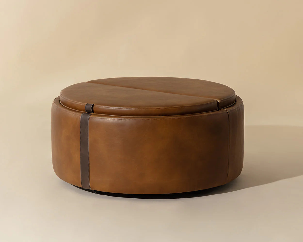 Sunpan Furniture - Borelli Wheeled Storage Ottoman