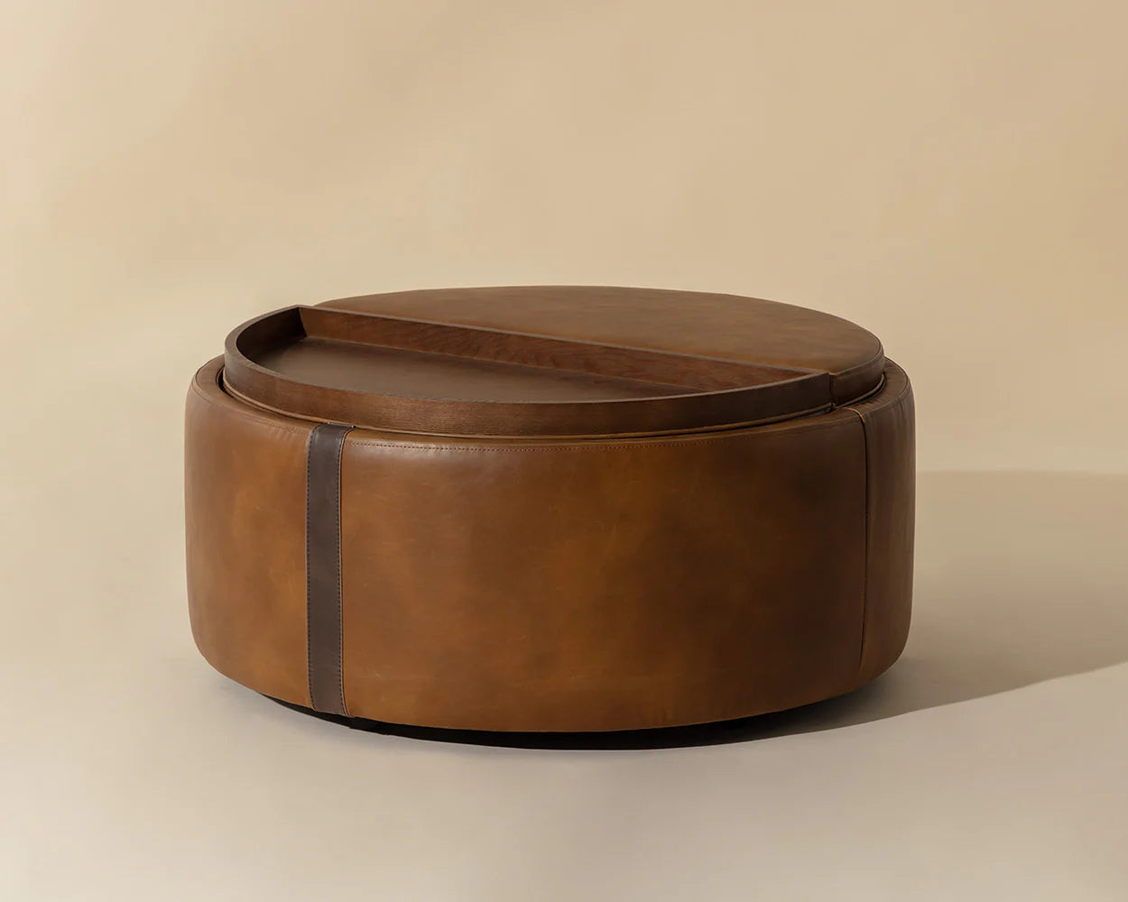 Sunpan Furniture - Borelli Wheeled Storage Ottoman