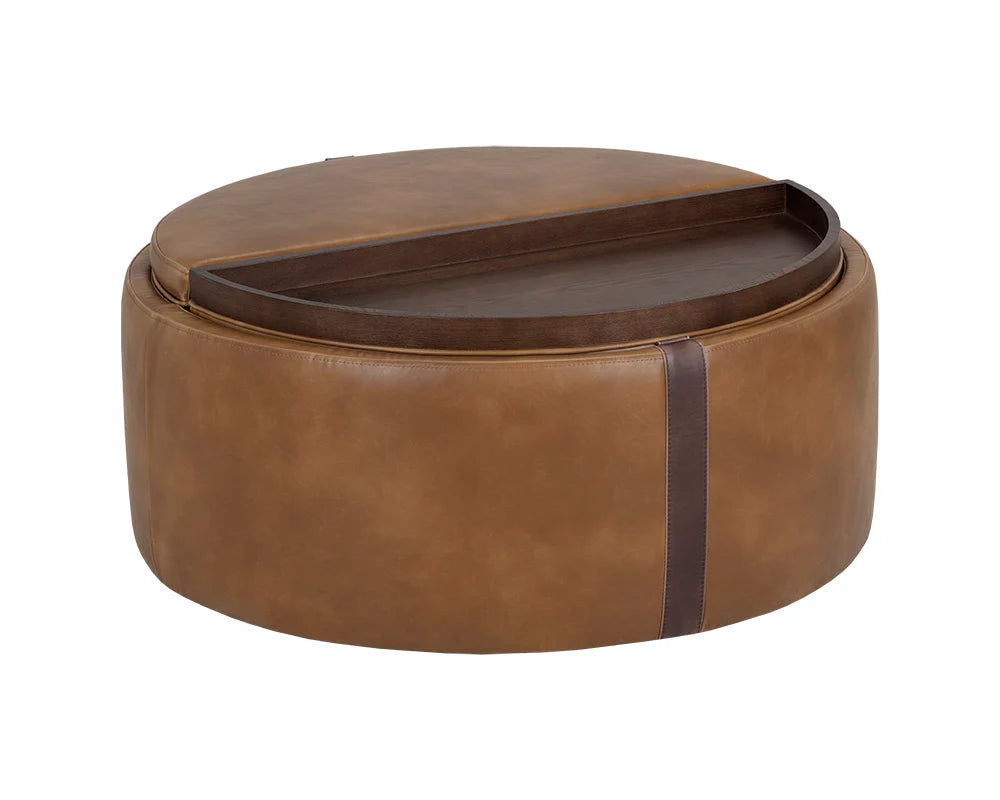 Sunpan Furniture - Borelli Wheeled Storage Ottoman
