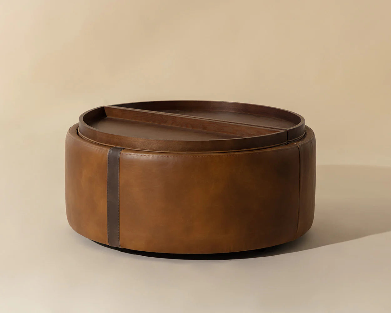 Sunpan Furniture - Borelli Wheeled Storage Ottoman