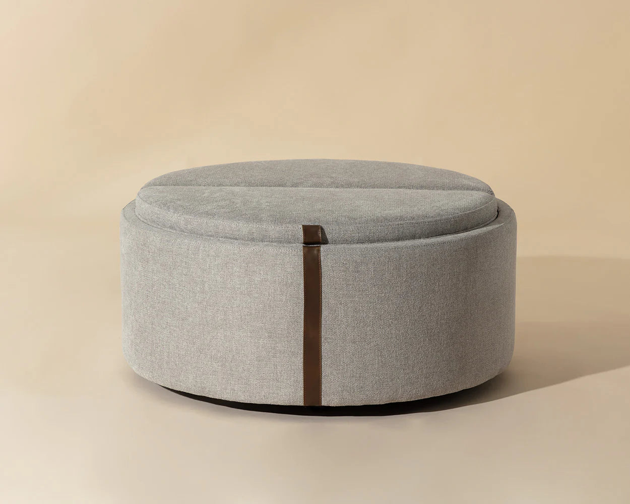 Sunpan Furniture - Borelli Wheeled Storage Ottoman