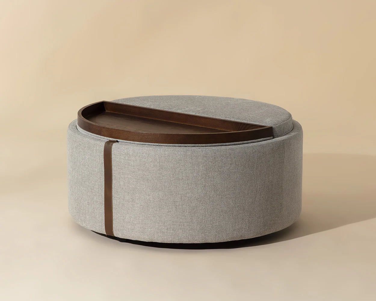 Sunpan Furniture - Borelli Wheeled Storage Ottoman