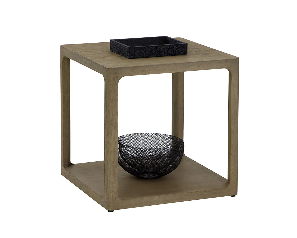 Sunpan Furniture - Doncaster Side Table - Smoke Grey