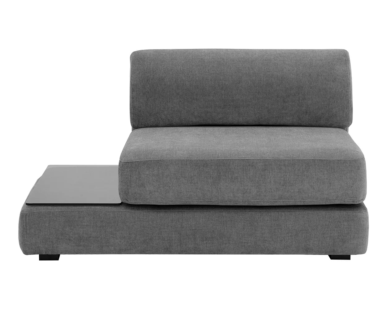 Sunpan Furniture - Harmony Modular - Armless Chair - Left Shelf