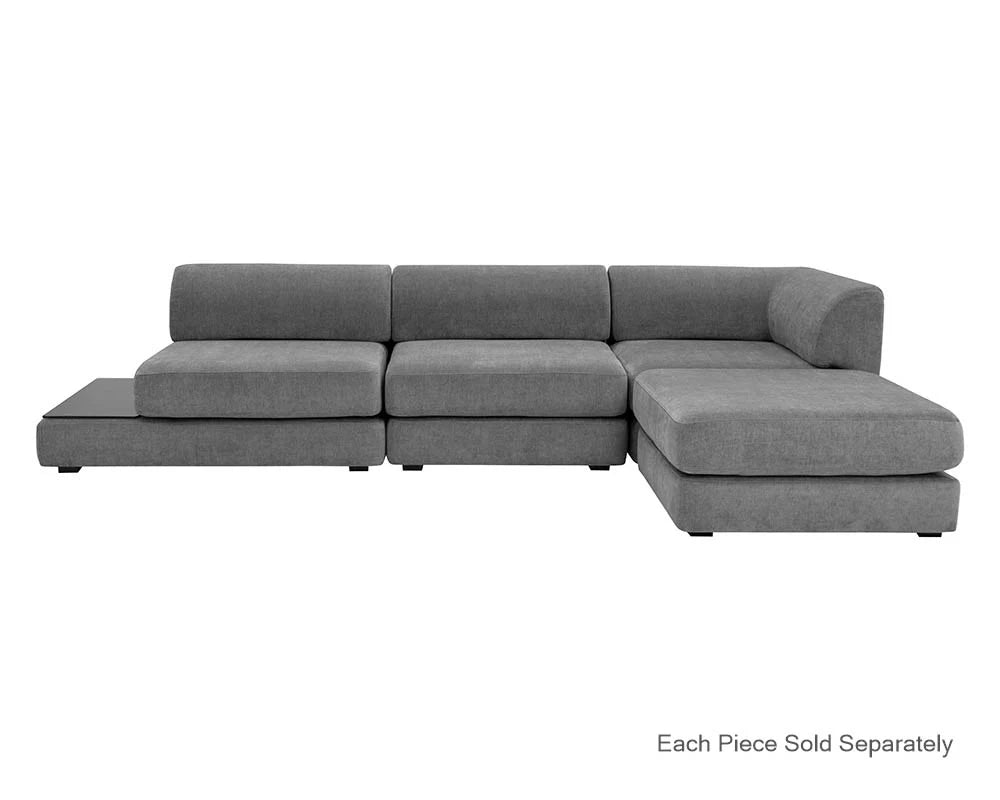 Sunpan Furniture - Harmony Modular - Armless Chair - Left Shelf