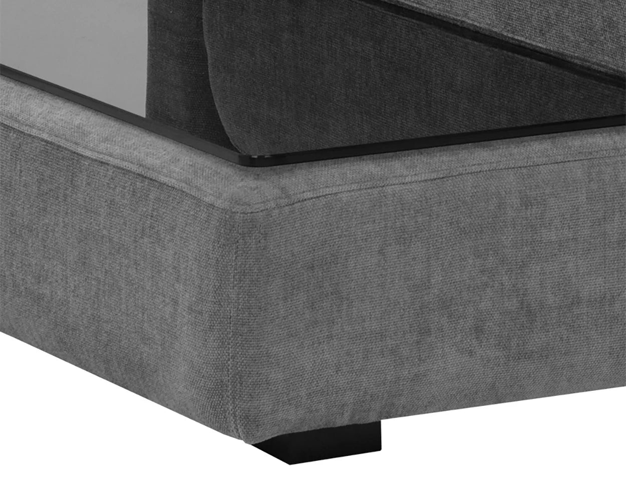 Sunpan Furniture - Harmony Modular - Armless Chair - Left Shelf