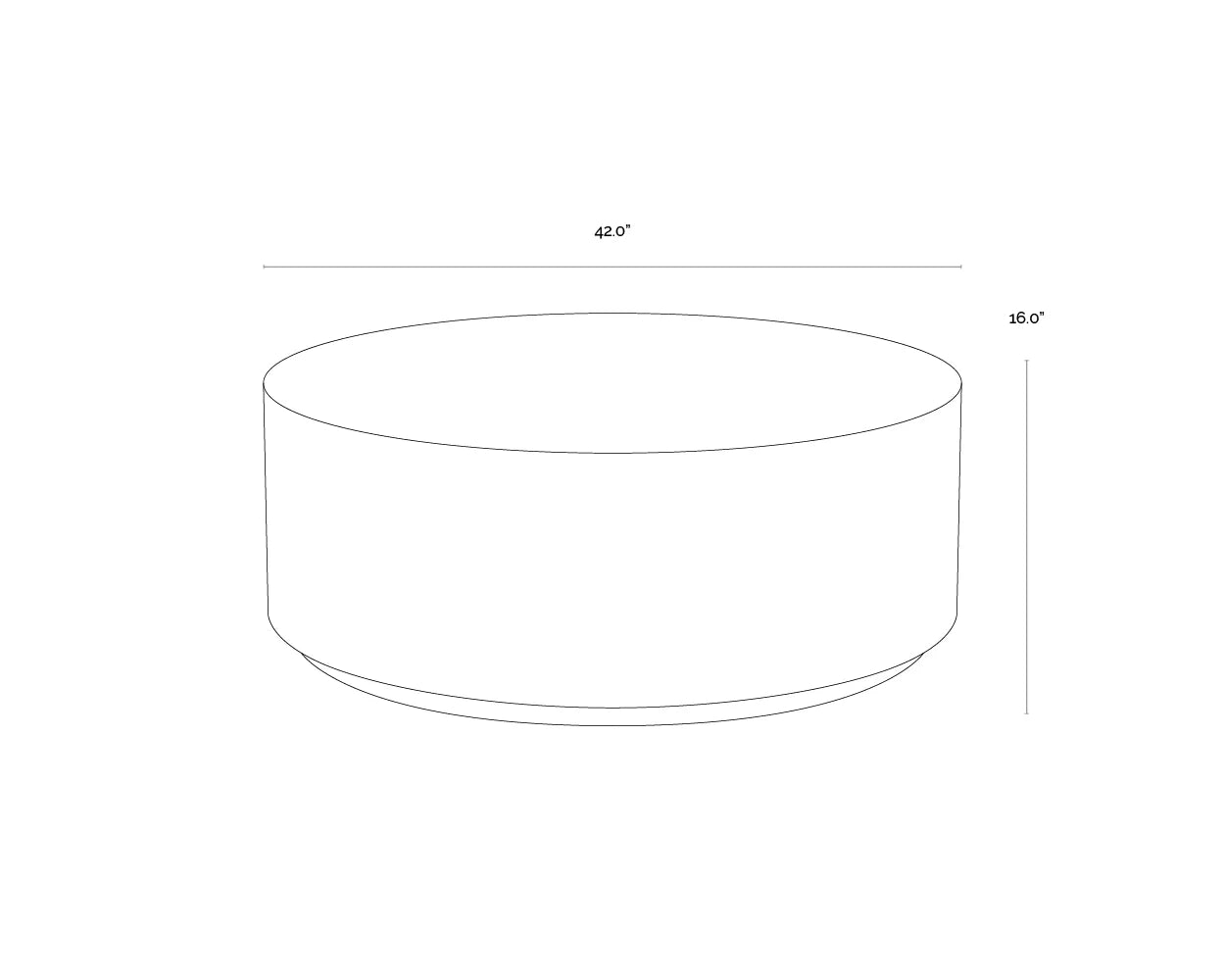 Sunpan Furniture -Perfetti Coffee Table