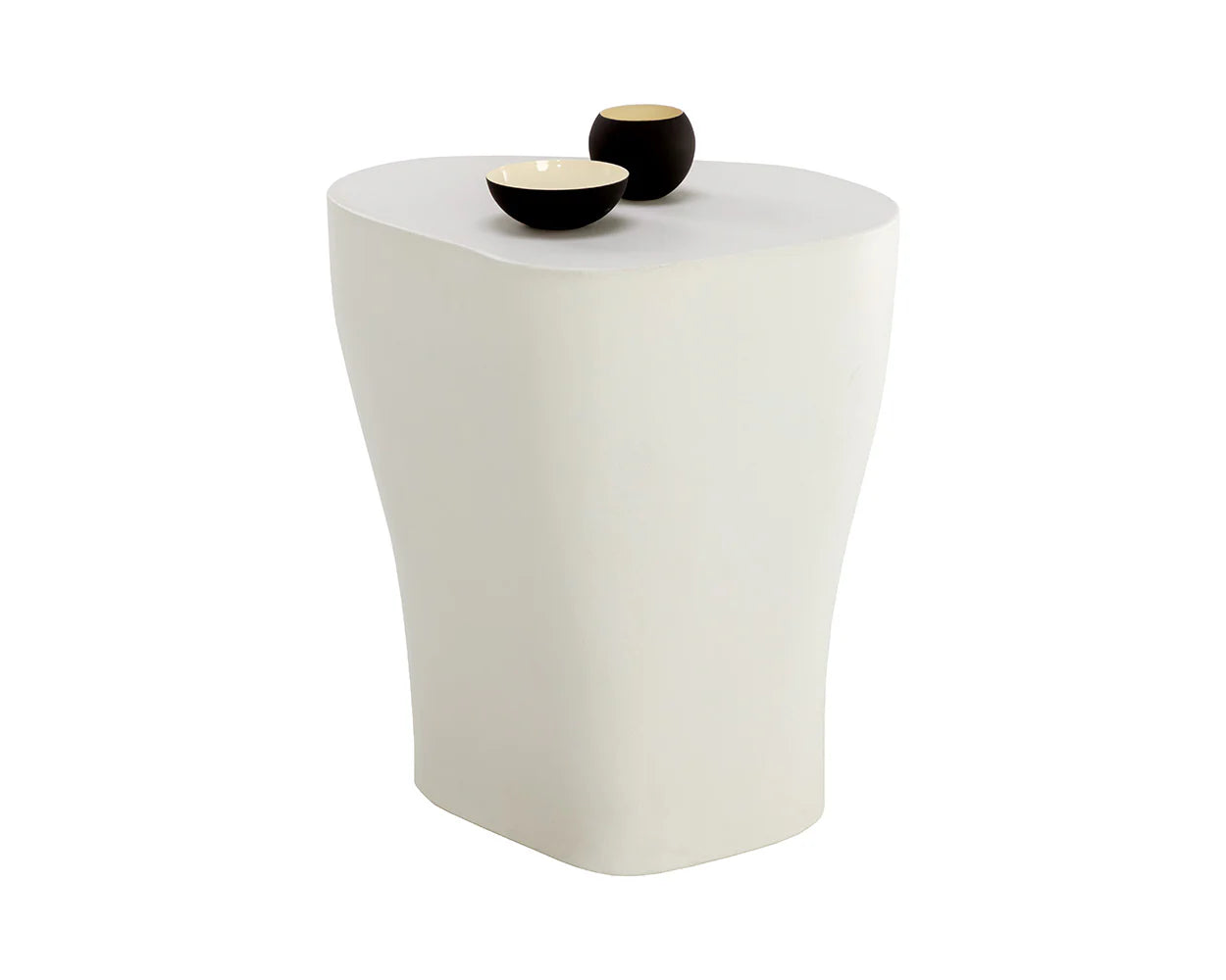 Sunpan Furniture - Dali End Table - White - Large