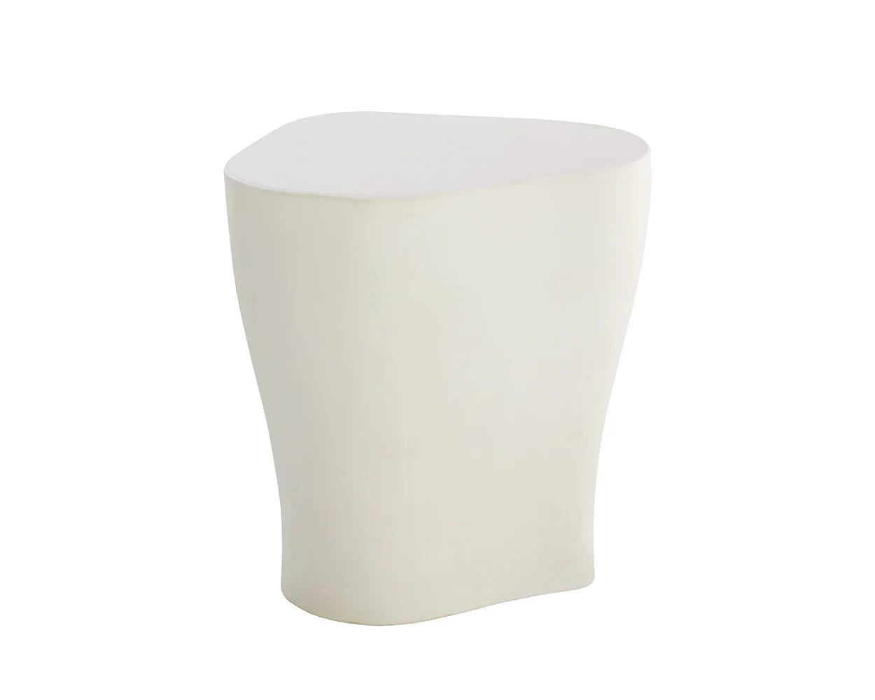 Sunpan Furniture - Dali End Table - White - Large