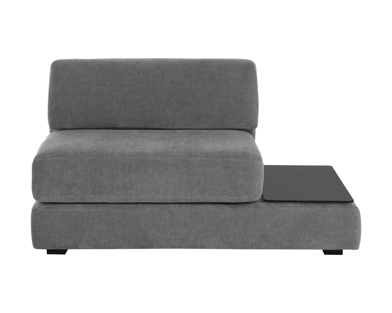 Sunpan Furniture - Harmony Modular - Armless Chair - Right Shelf