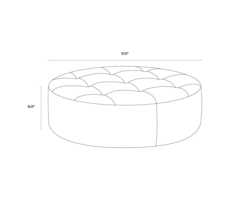 Sunpan Furniture - Nilda Ottoman