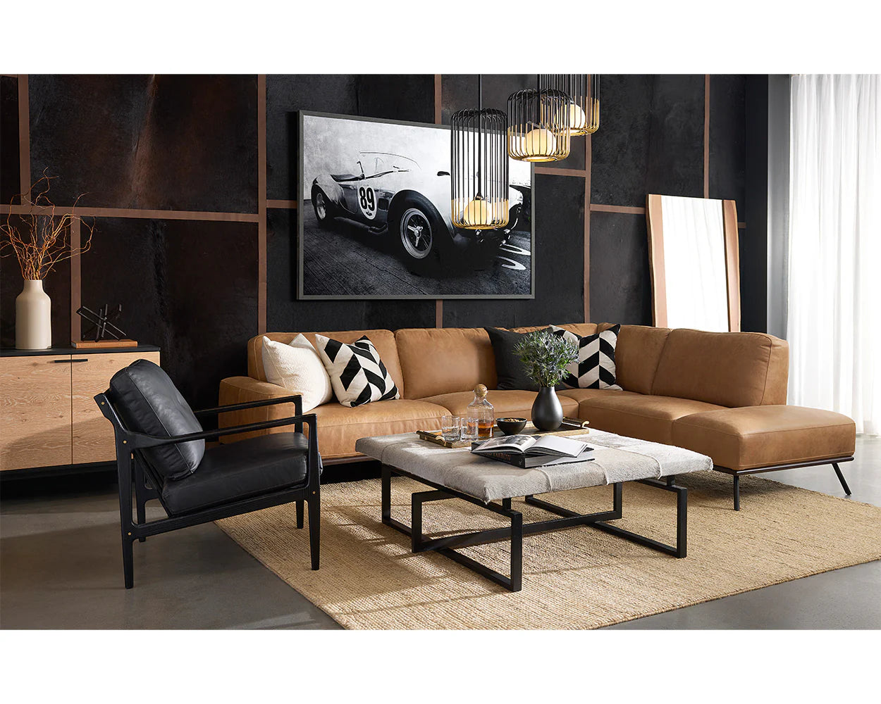 Sunpan Furniture - Brandi Sofa Chaise - Raf