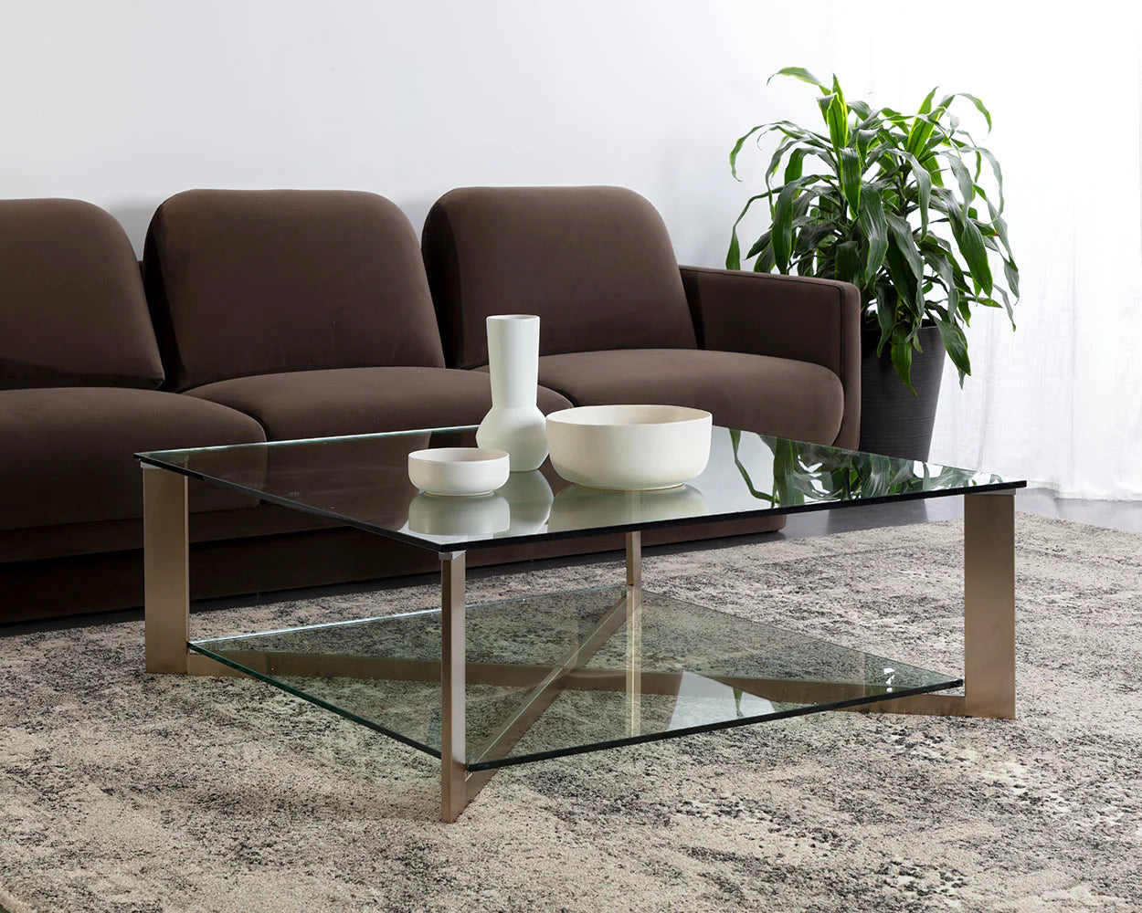 Sunpan Furniture - Xavier Coffee Table - Square