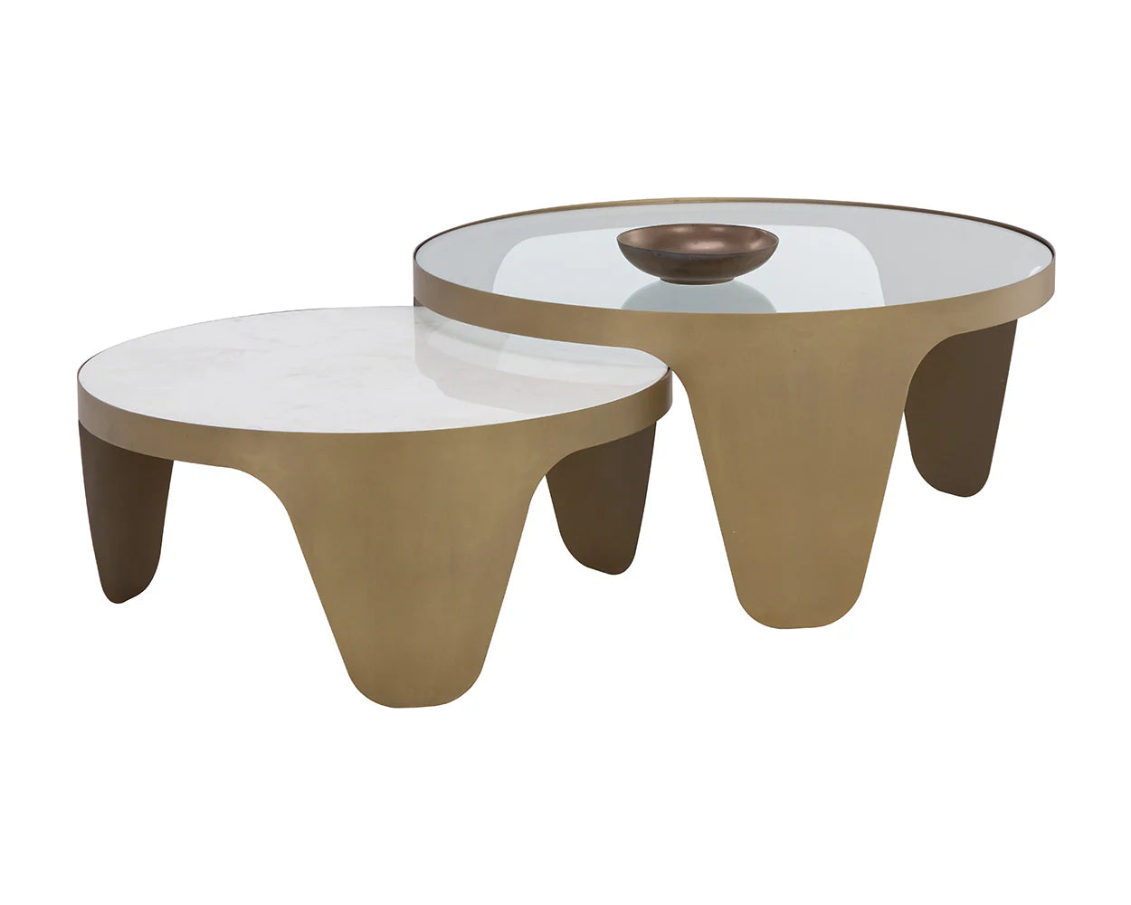 Sunpan Furniture - Mysaria Nesting Coffee Tables (Set Of 2)